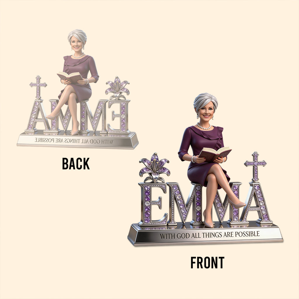 Custom Any Photo Believe - Personalized Christian Custom Shaped Acrylic Plaque