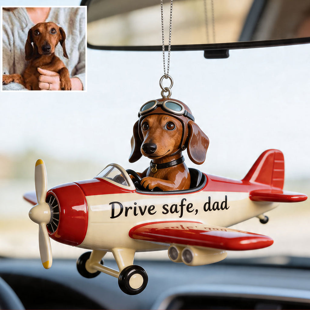 Cadeau pour Maman Chien, Maman Animal, Amoureux de Chiens et Chats - Ornement de Voiture Personnalisé
