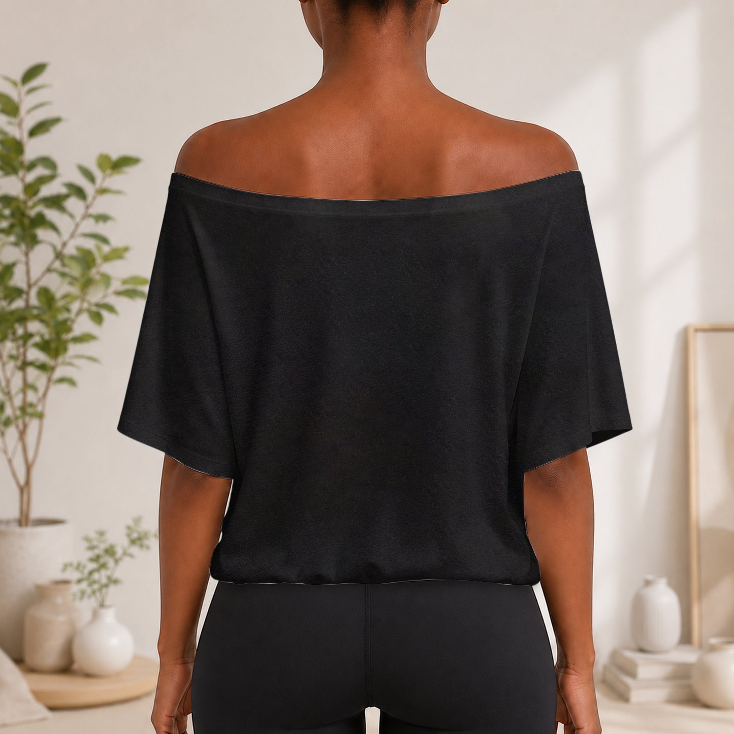 Summoning A Fck To Give - Personalized Witch Off-Shoulder Top Set