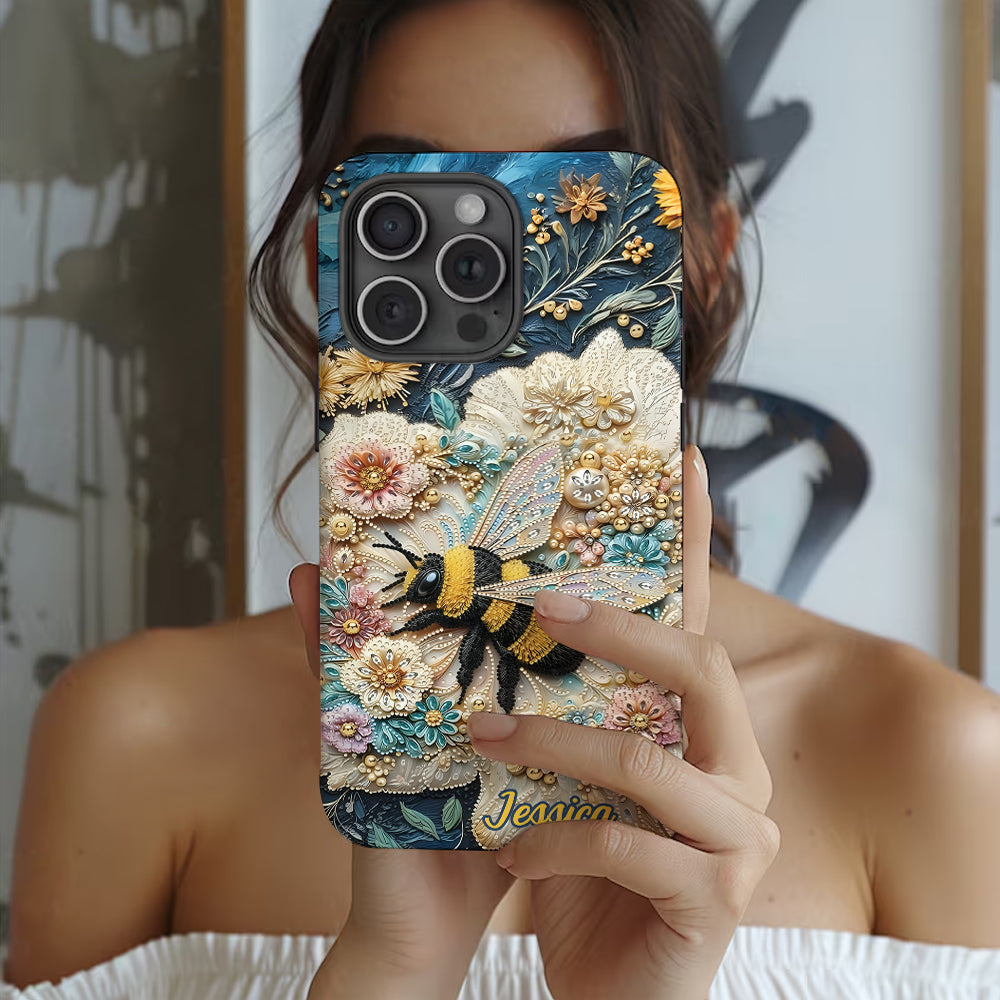 Soyez gentils - Coque de téléphone personnalisée avec motif abeille