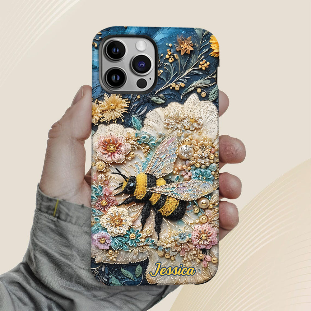 Soyez gentils - Coque de téléphone personnalisée avec motif abeille
