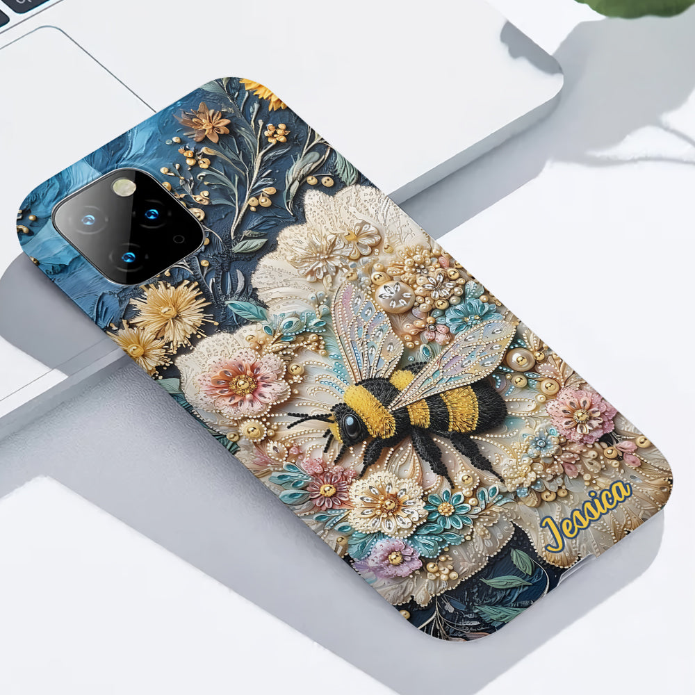 Soyez gentils - Coque de téléphone personnalisée avec motif abeille