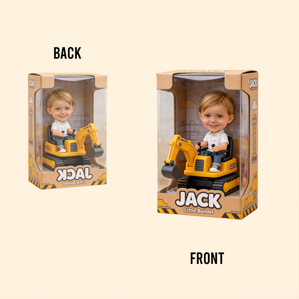 Petit Bâtisseur - Plaque acrylique personnalisée pour enfant