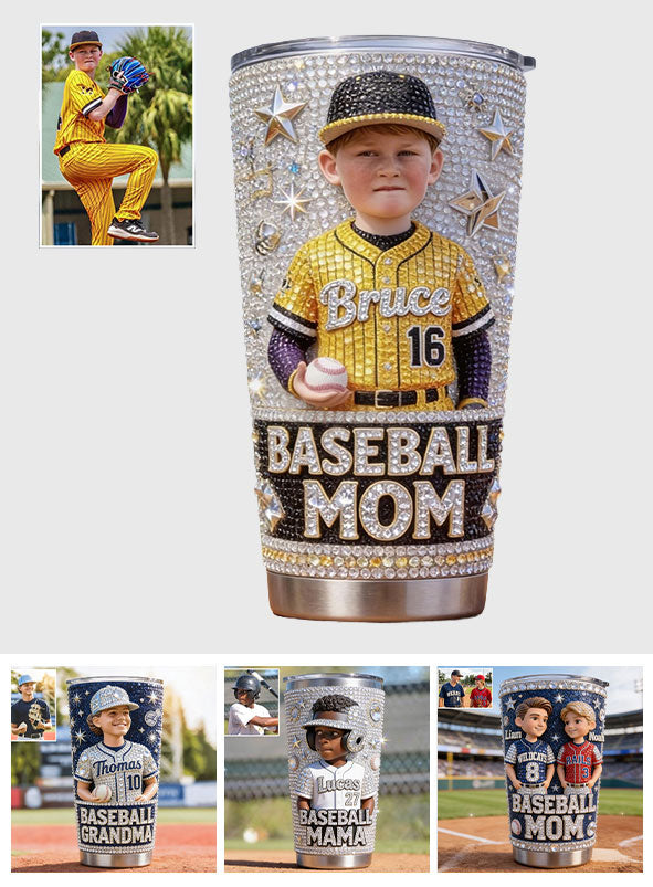 Maman de Baseball, Grand-mère - Tasse de Baseball Personnalisée