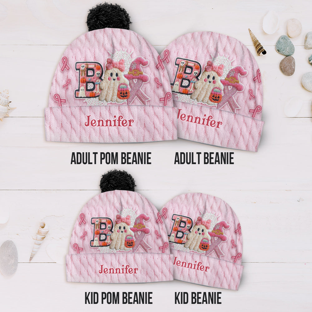 Sensibilisation au cancer du sein - Bonnet personnalisé « Fantôme »