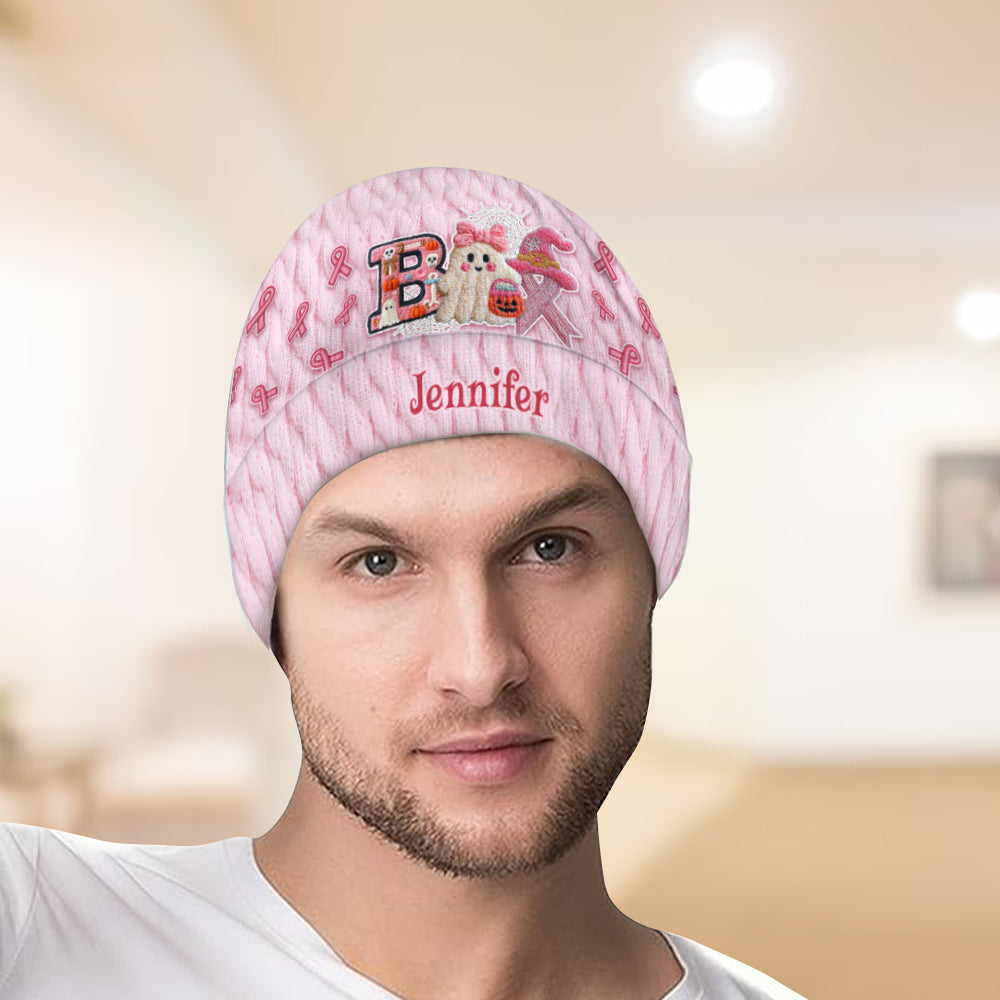 Sensibilisation au cancer du sein - Bonnet personnalisé « Fantôme »