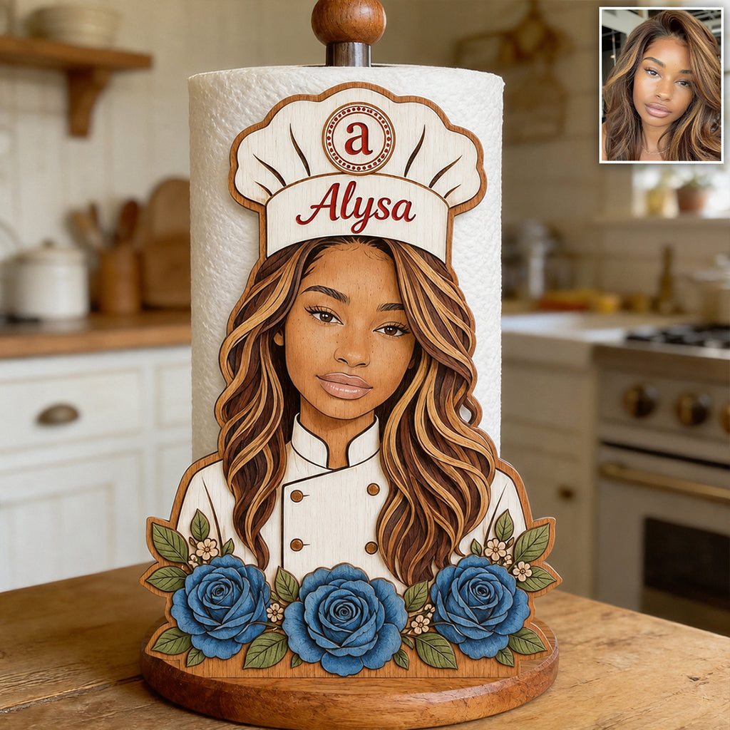 Master Cook - Support de Serviette en Papier Personnalisé