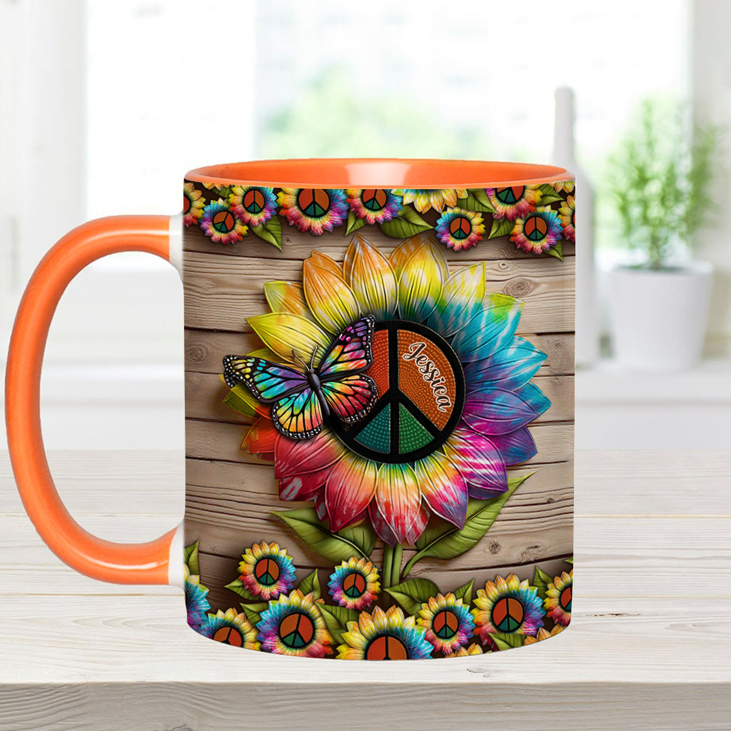 Hippie Soul - Personalized Hippie Accent Mug