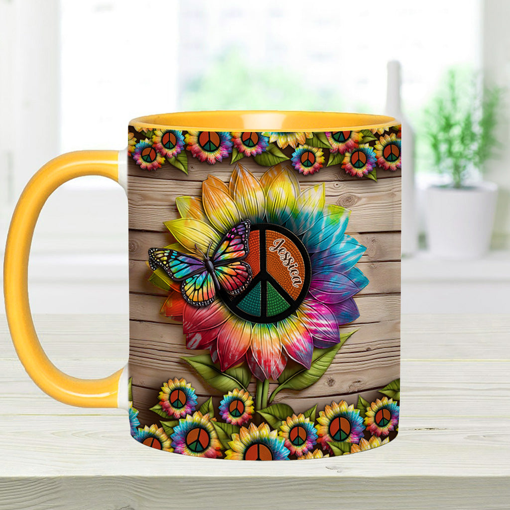 Hippie Soul - Personalized Hippie Accent Mug