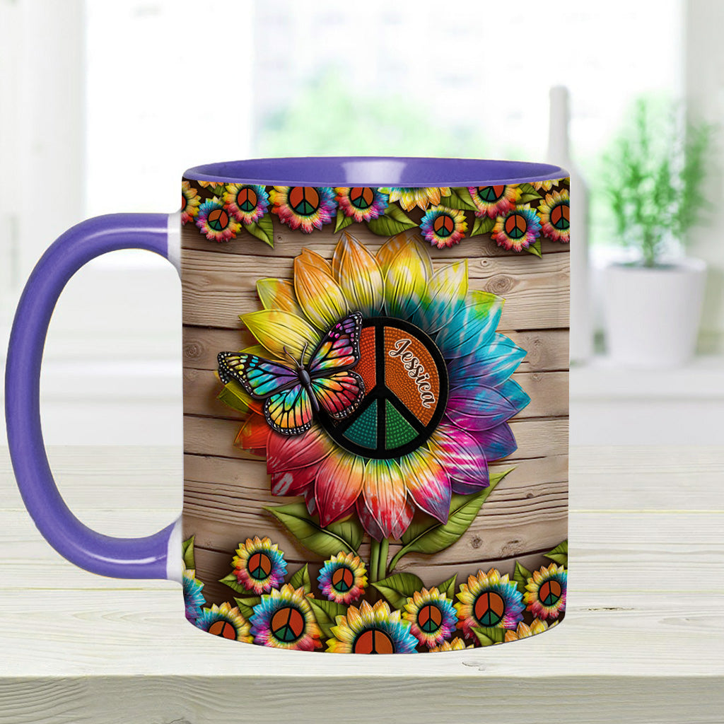 Hippie Soul - Personalized Hippie Accent Mug