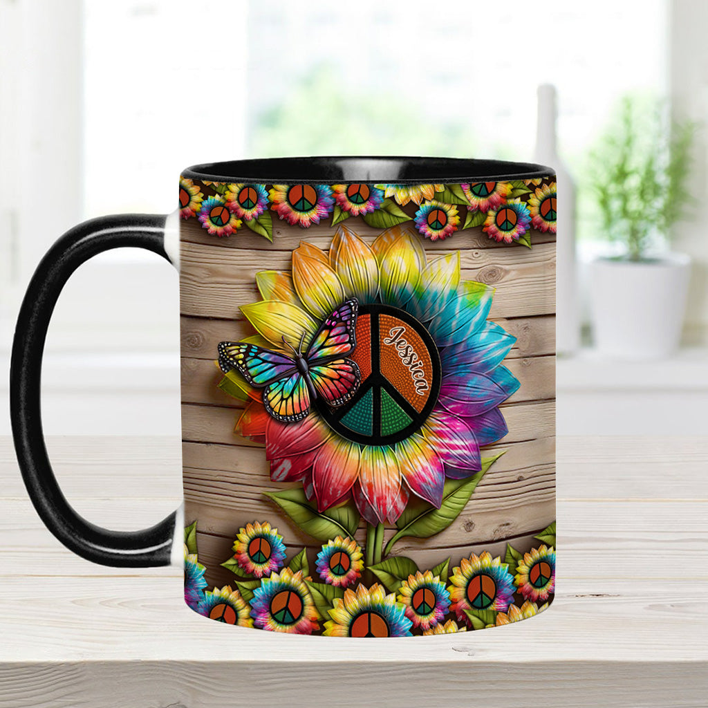Hippie Soul - Personalized Hippie Accent Mug