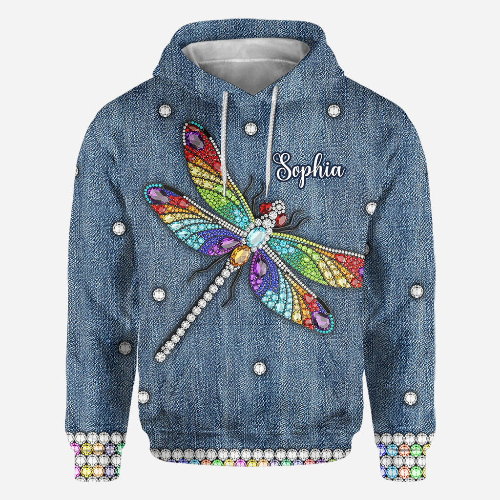 Beautiful Dragonfly - Personalized Dragonfly All Over Shirt