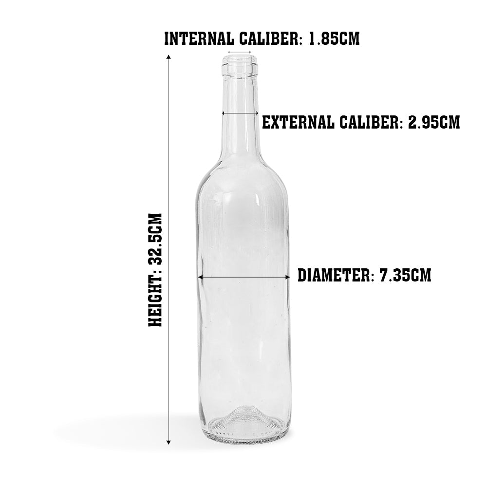 Quelques centimètres - Lampe personnalisée pour couple en forme de bouteille de vin