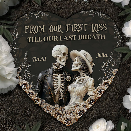 Je vois vos cicatrices - Pierre en forme de cœur personnalisée pour couple