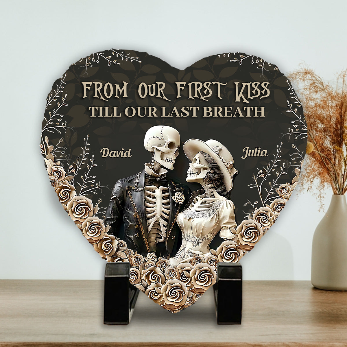 I See Your Scars - Personalized Couple Heart Shaped Stone