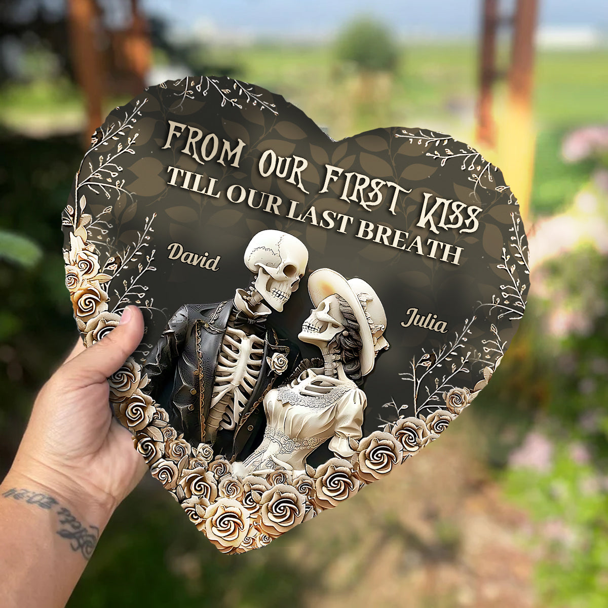 I See Your Scars - Personalized Couple Heart Shaped Stone