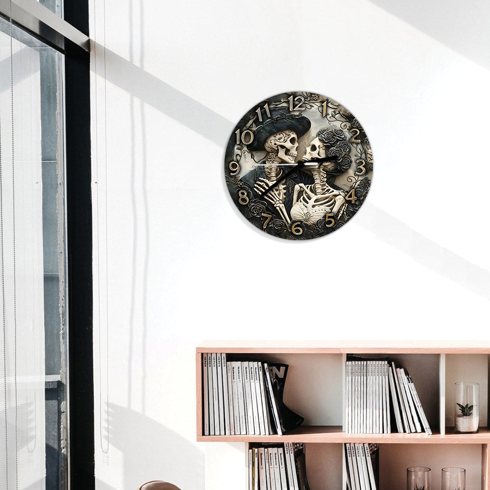 Till Death Do Us Part - Couple Wall Clock