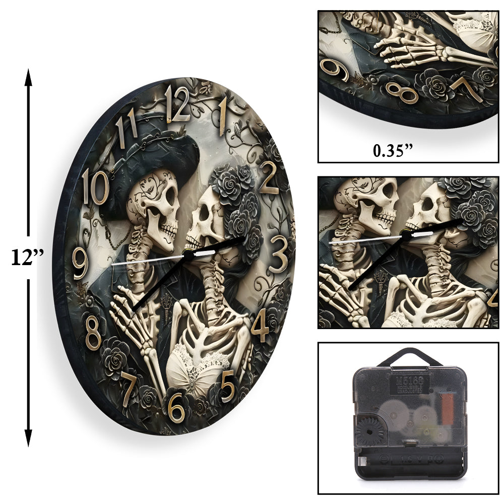 Till Death Do Us Part - Couple Wall Clock