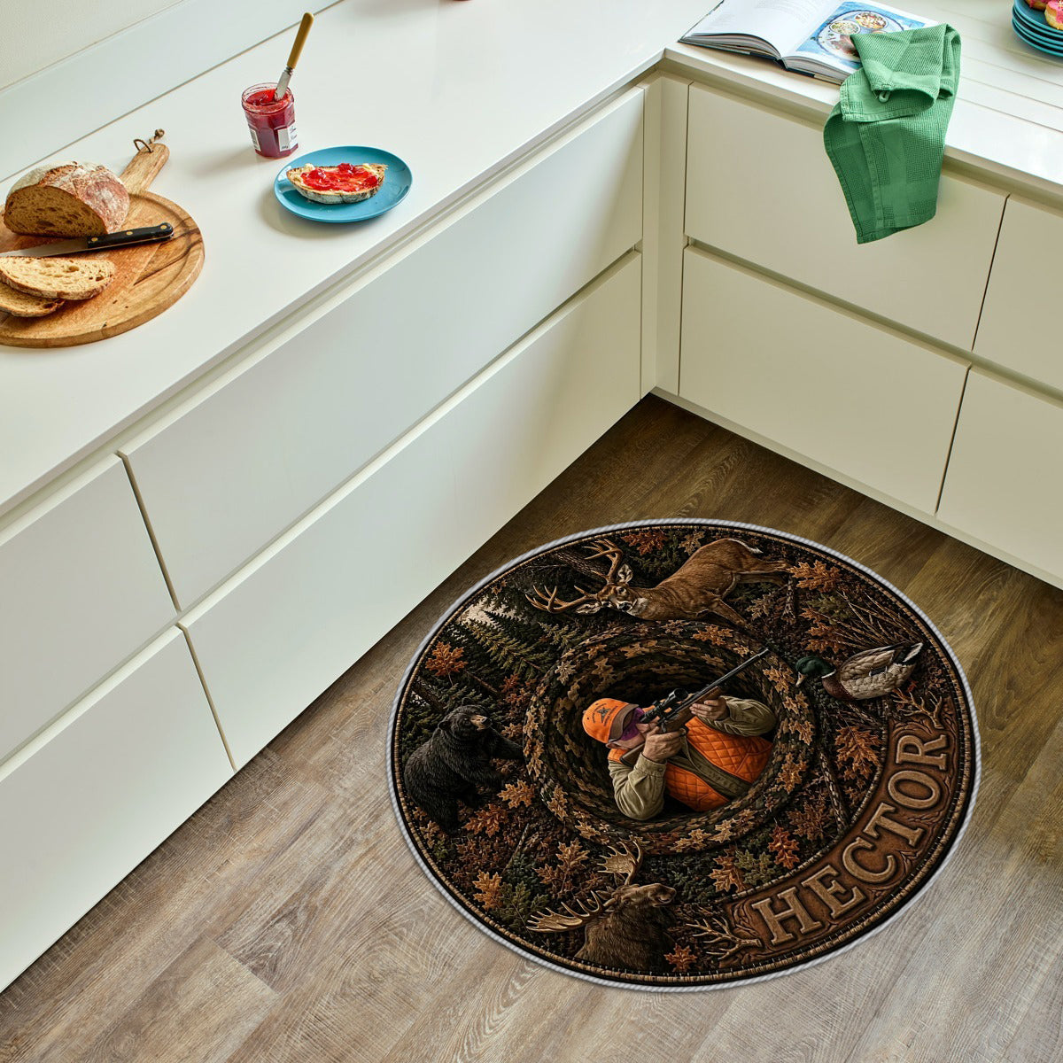 Love Hunting - Personalized Hunting Non-Slip Tufted Rug
