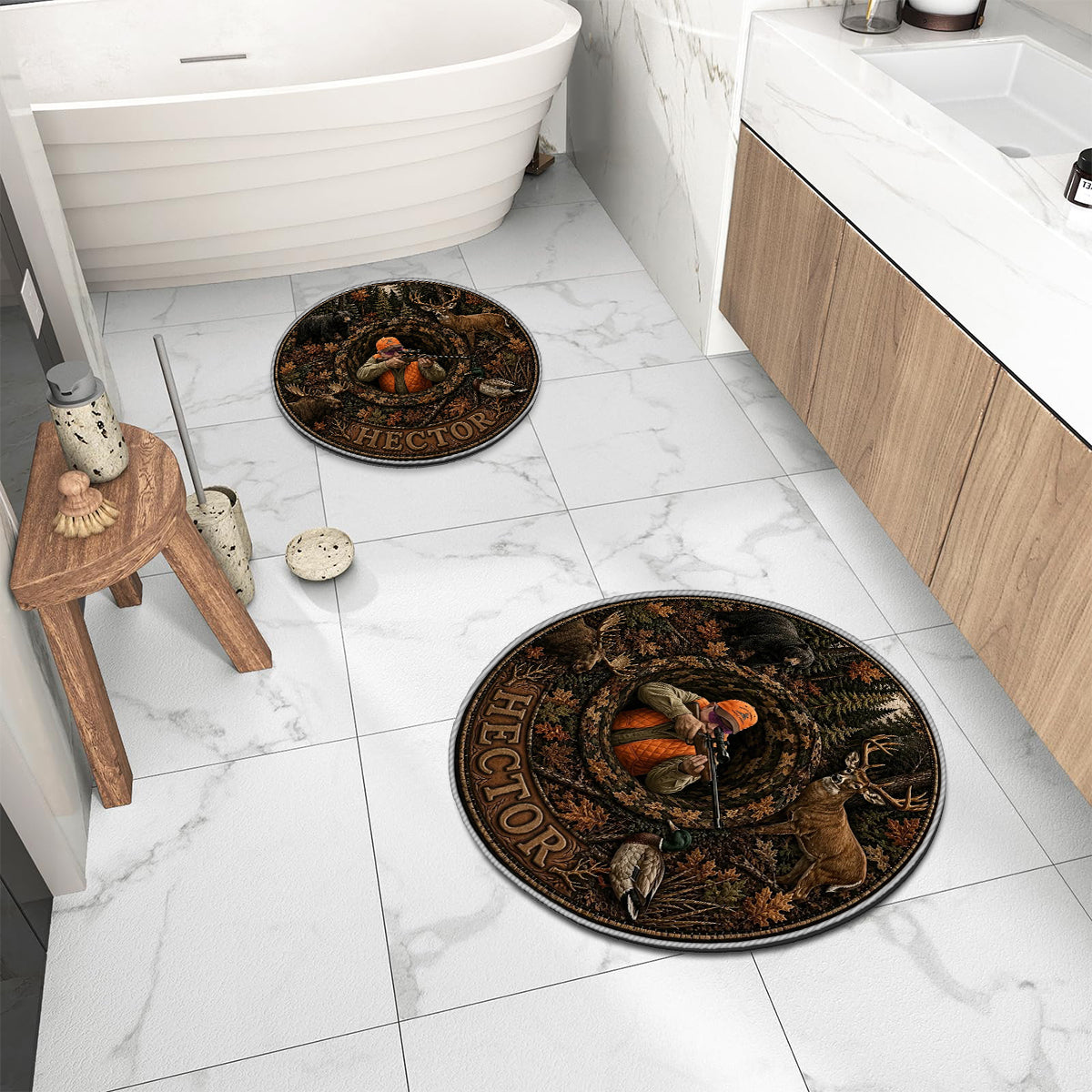 Love Hunting - Personalized Hunting Non-Slip Tufted Rug