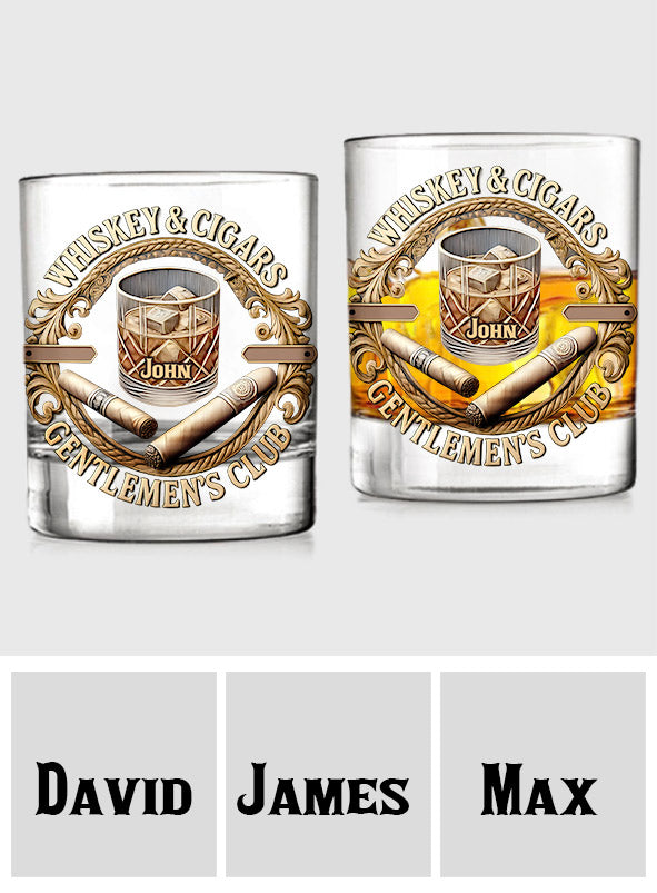 Gentleman Club - Verre à whisky personnalisé