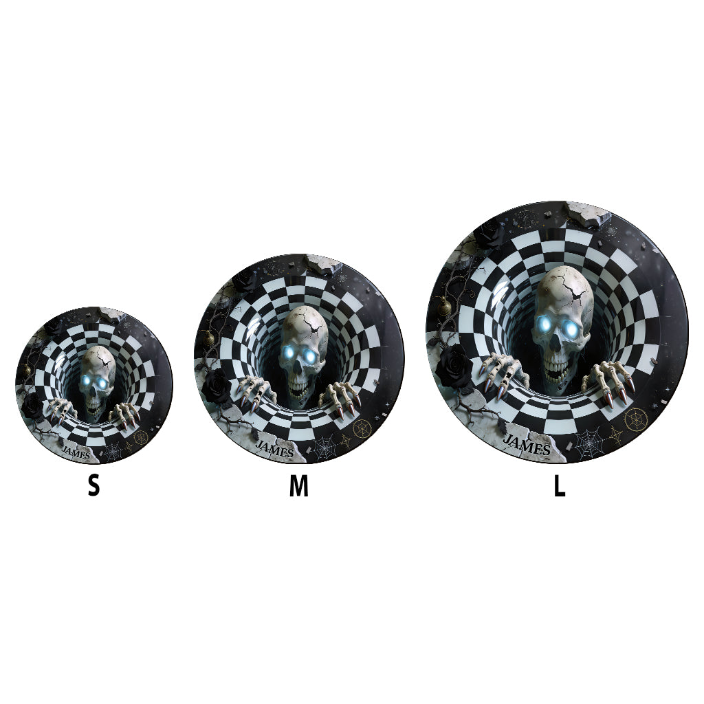 Hello There - Personalized Skull Table Custom Shape