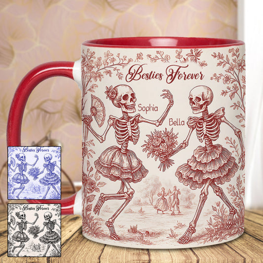 Bestie Forever Toile de Jouy - Mug personnalisé Bestie Accent