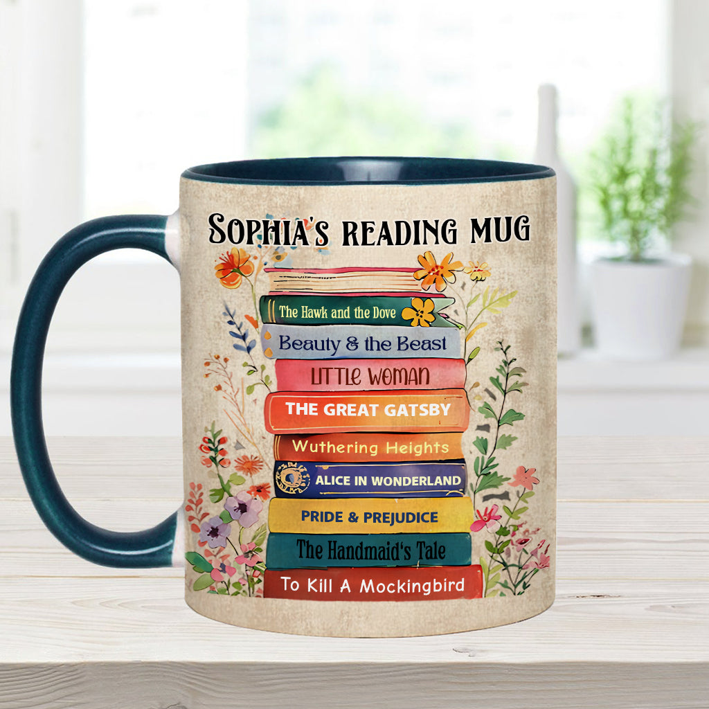It's A Good Day To Read A Book - Personalized Book Accent Mug
