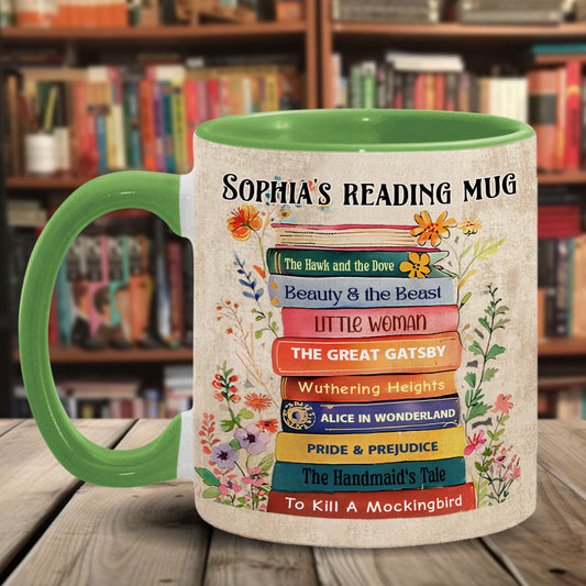 C'est une bonne journée pour lire un livre - Mug personnalisé à motif de livre