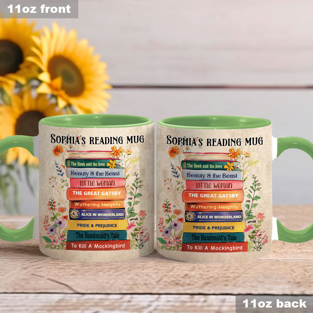 It's A Good Day To Read A Book - Personalized Book Accent Mug