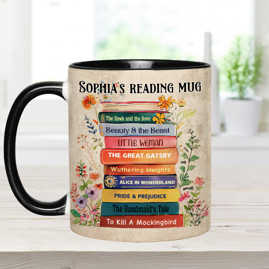 It's A Good Day To Read A Book - Personalized Book Accent Mug