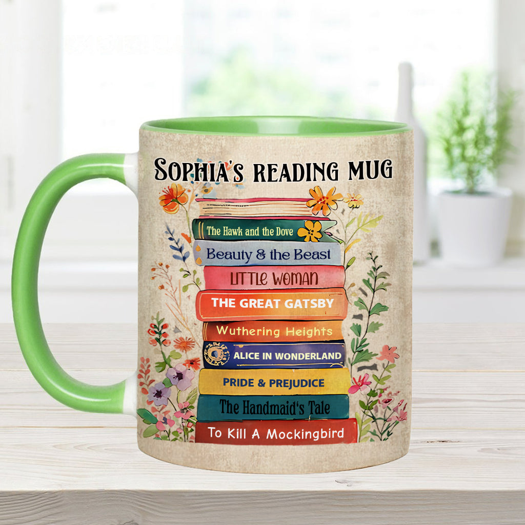 It's A Good Day To Read A Book - Personalized Book Accent Mug