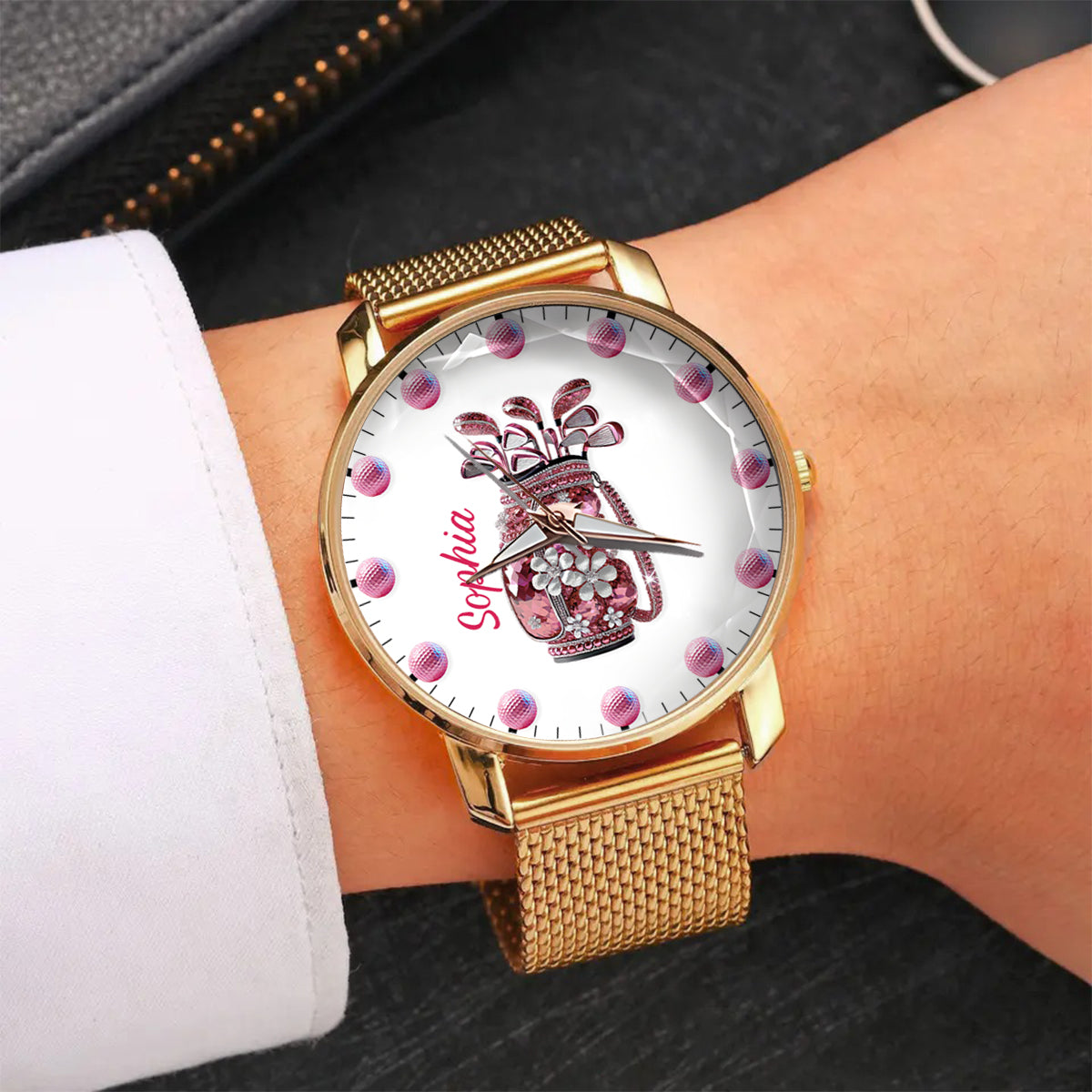 Just A Girl Who Loves Golf - Personalized Golf Women Hand Watch
