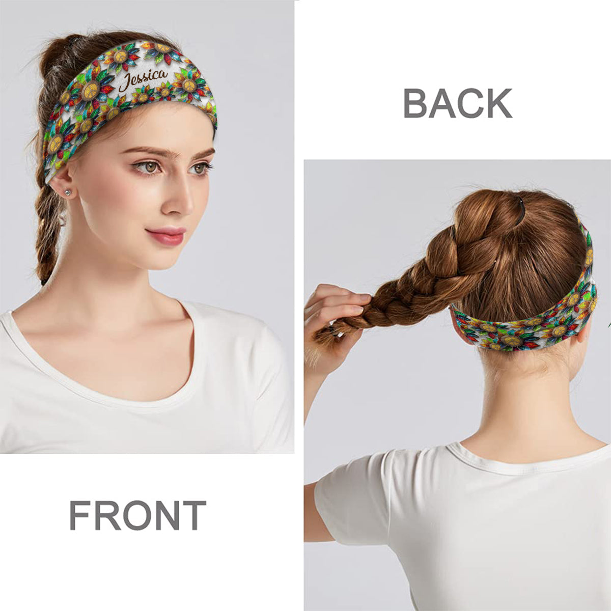 Hippie Soul - Bandeau/Turban unisexe hippie personnalisé