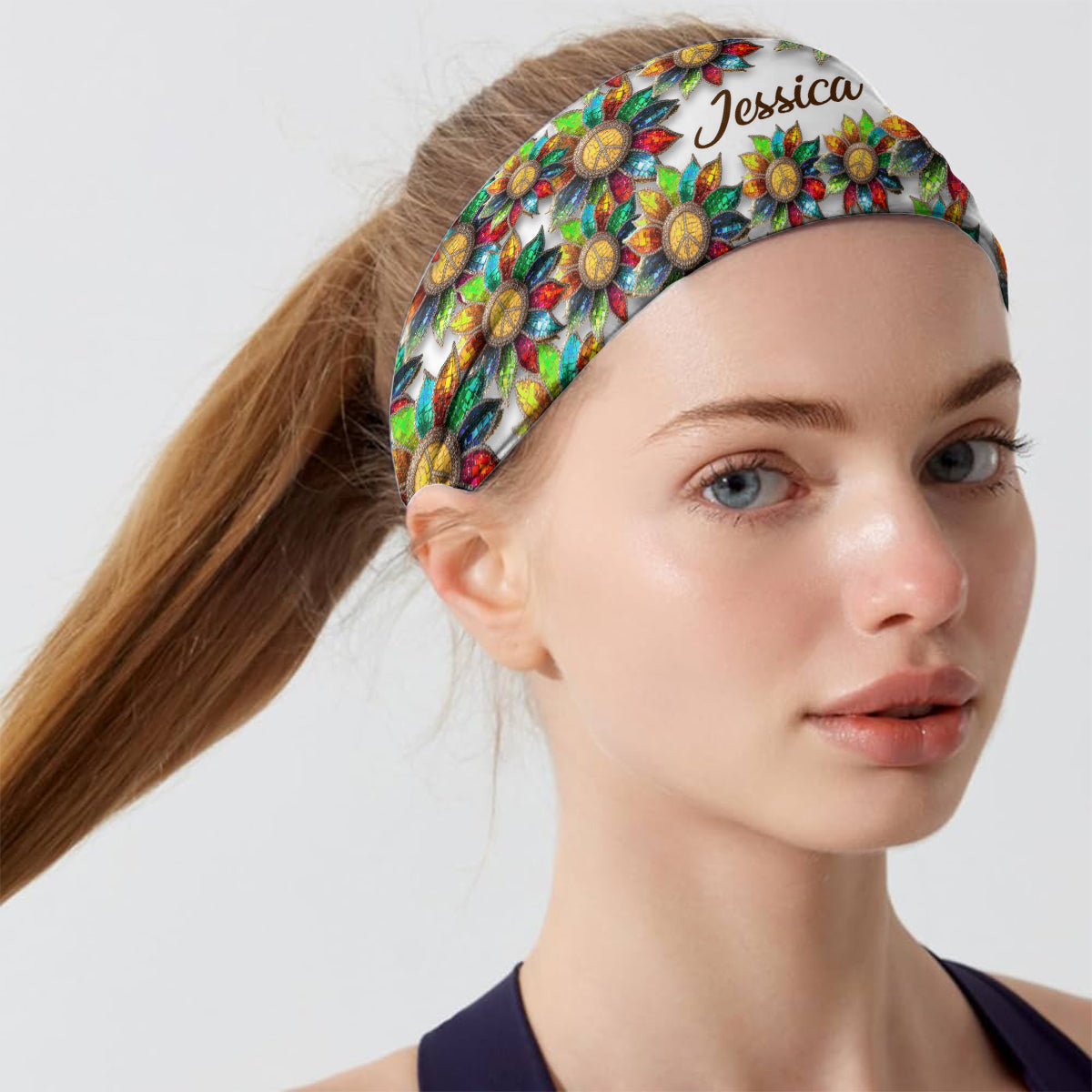 Hippie Soul - Bandeau/Turban unisexe hippie personnalisé