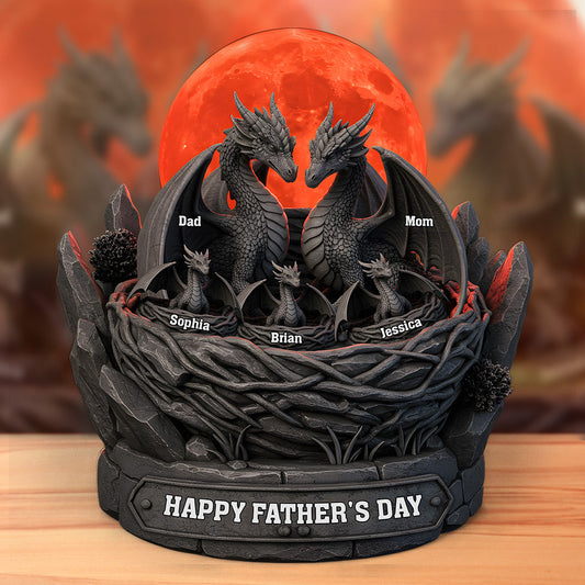 The Best Dad - Personalized Father Custom Shaped Acrylic Plaque