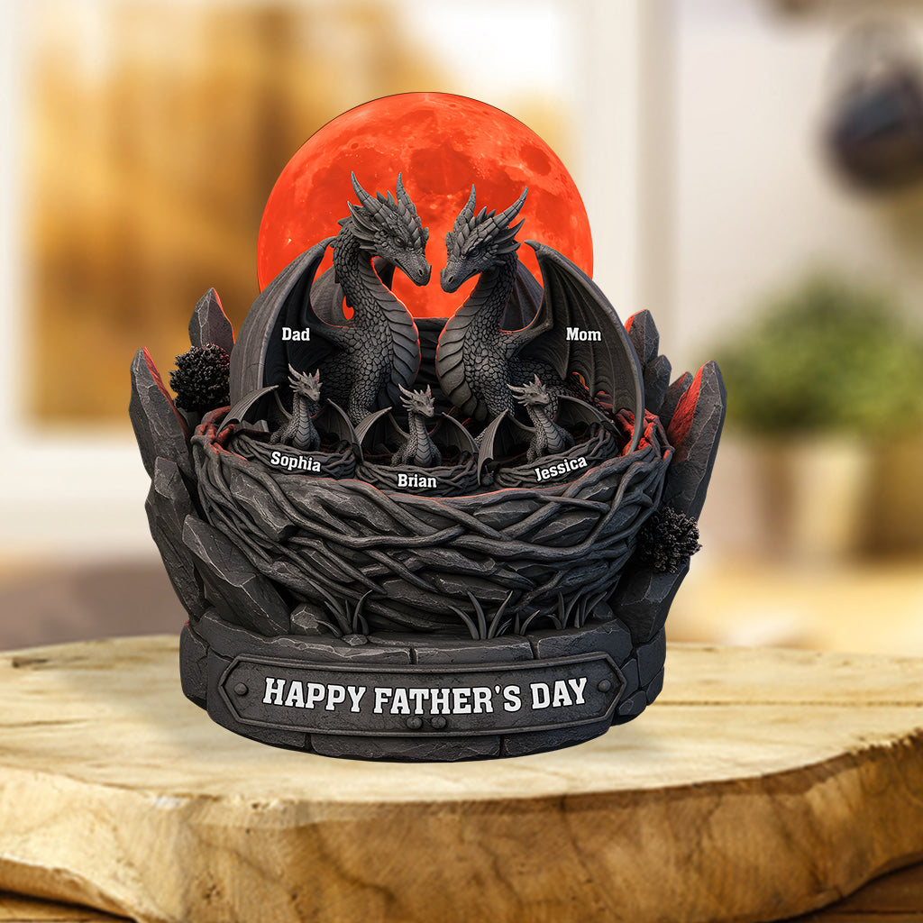 The Best Dad - Personalized Father Custom Shaped Acrylic Plaque