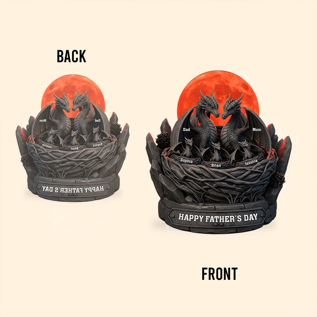 The Best Dad - Personalized Father Custom Shaped Acrylic Plaque