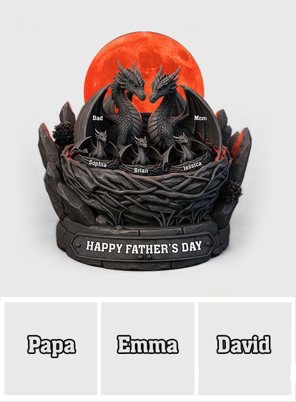 The Best Dad - Personalized Father Custom Shaped Acrylic Plaque