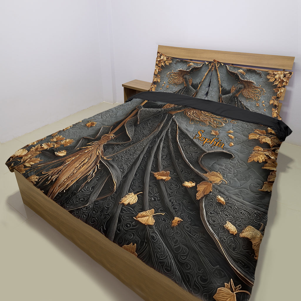 Mystic Witch - Mystical Ambiance - Personalized Witch Bedding Set