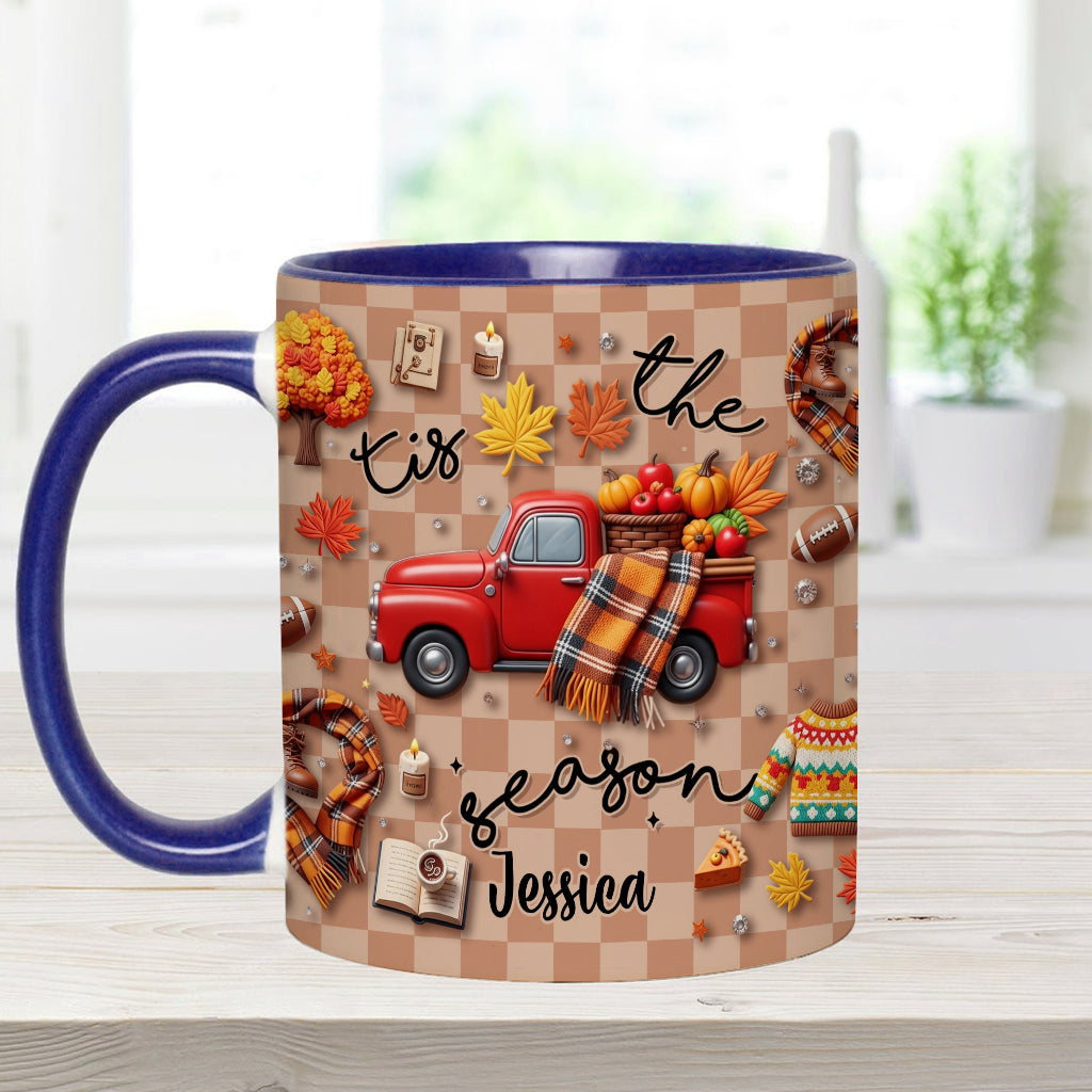 Tis The Season - Personalized Autumn Accent Mug