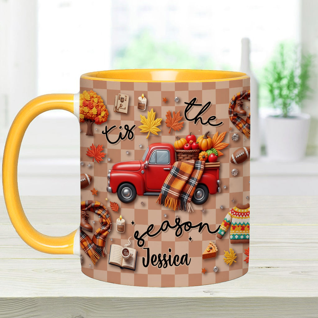 Tis The Season - Personalized Autumn Accent Mug