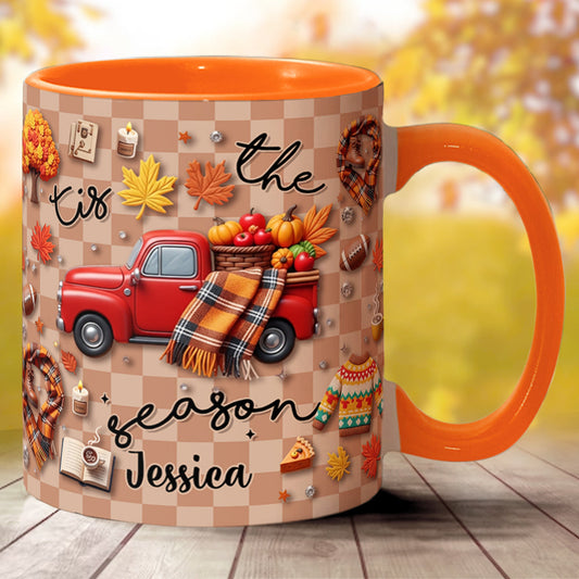 C'est la saison ! - Mug personnalisé aux accents automnaux