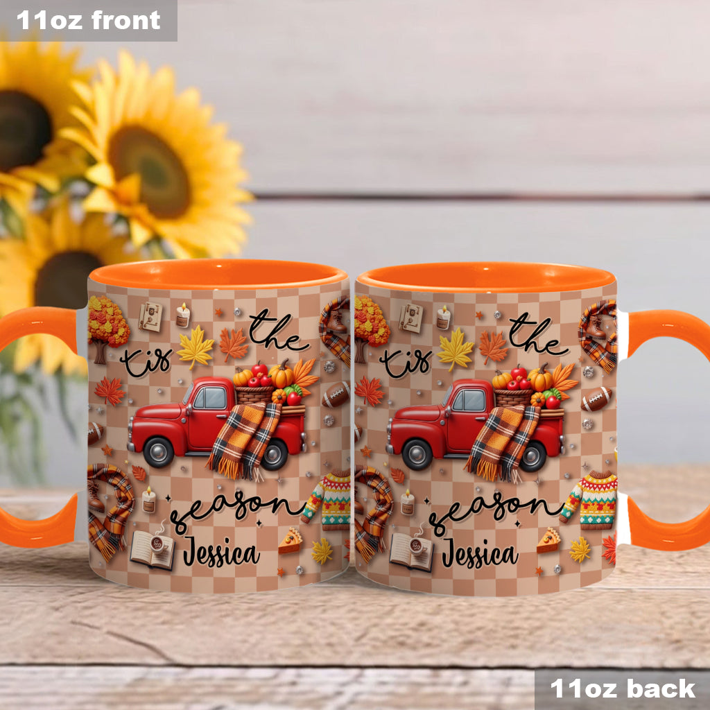 Tis The Season - Personalized Autumn Accent Mug