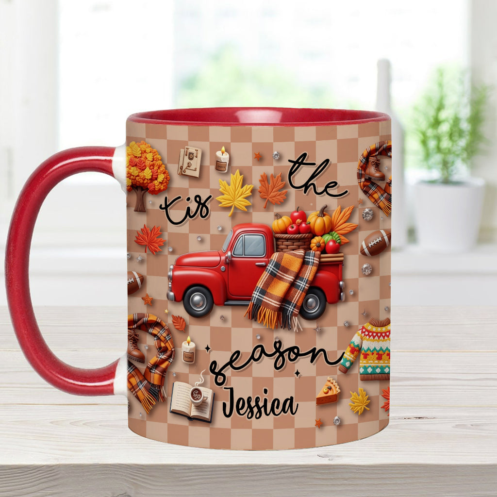 Tis The Season - Personalized Autumn Accent Mug