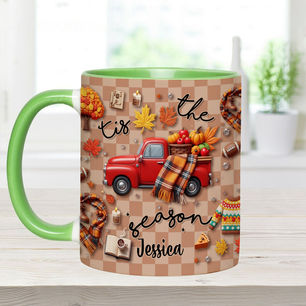 Tis The Season - Personalized Autumn Accent Mug