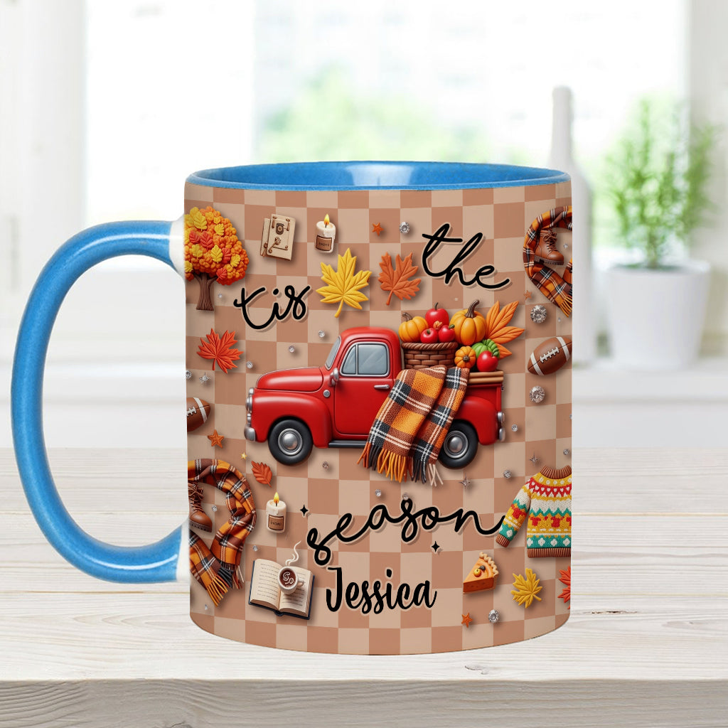 Tis The Season - Personalized Autumn Accent Mug