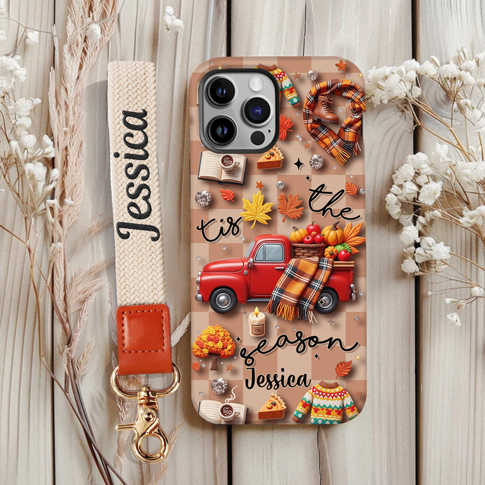 C'est la saison ! - Coque de téléphone personnalisée avec imprimé intégral automnal