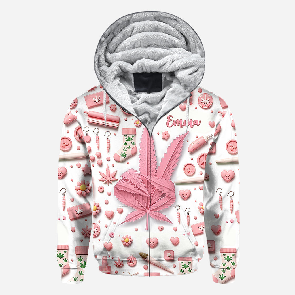 Il est 4h20 quelque part - T-shirt personnalisé « Weed All Over »