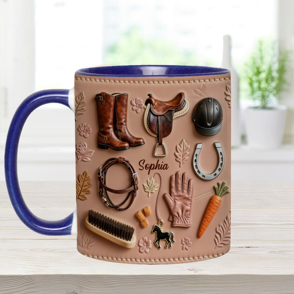 Mug personnalisé « Amoureux des chevaux »